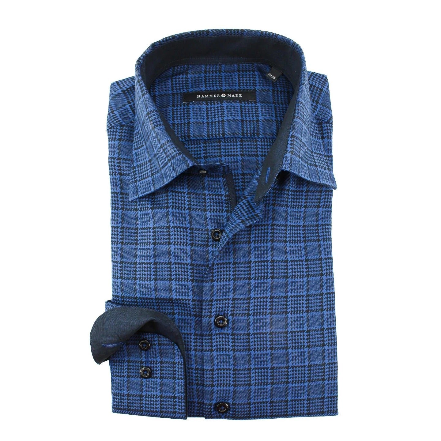 Premium Blue Checkered Full Sleeve Cotton Casual Shirt
