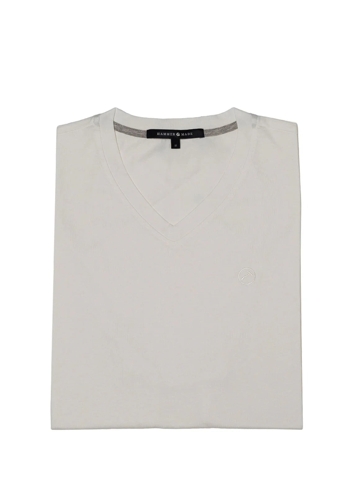 Premium White V-Neck Cotton T-Shirt